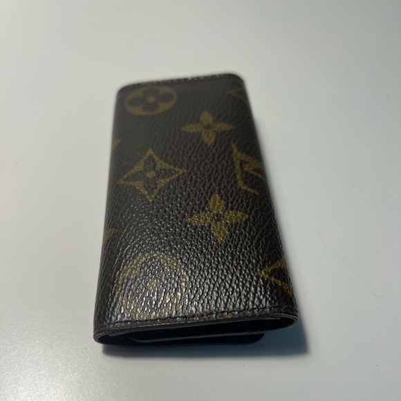 Louis Vuitton LV Coated Canvas Monogram Logo 3 Key Holder Wallet Cardholder - Picture 10 of 15